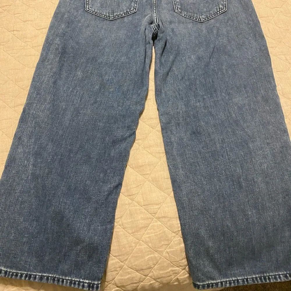 💼Like New Womens Express Original Wide Leg Cropped Jeans. - Picture 3 of 8